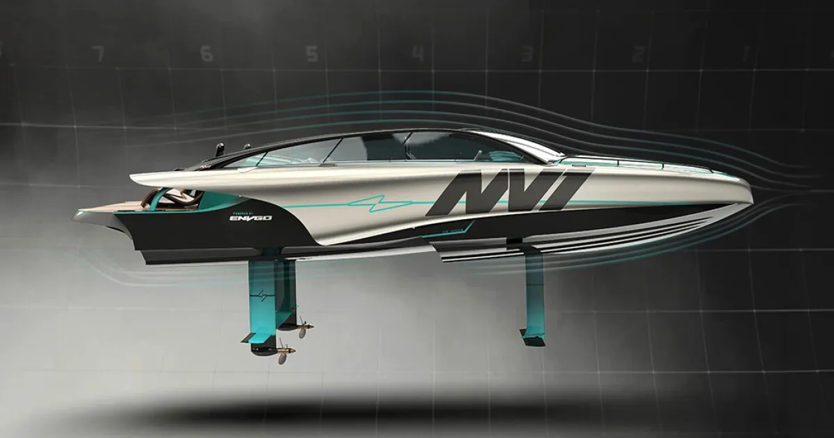 NV1 by ENVGO - Electric recreation boat on water