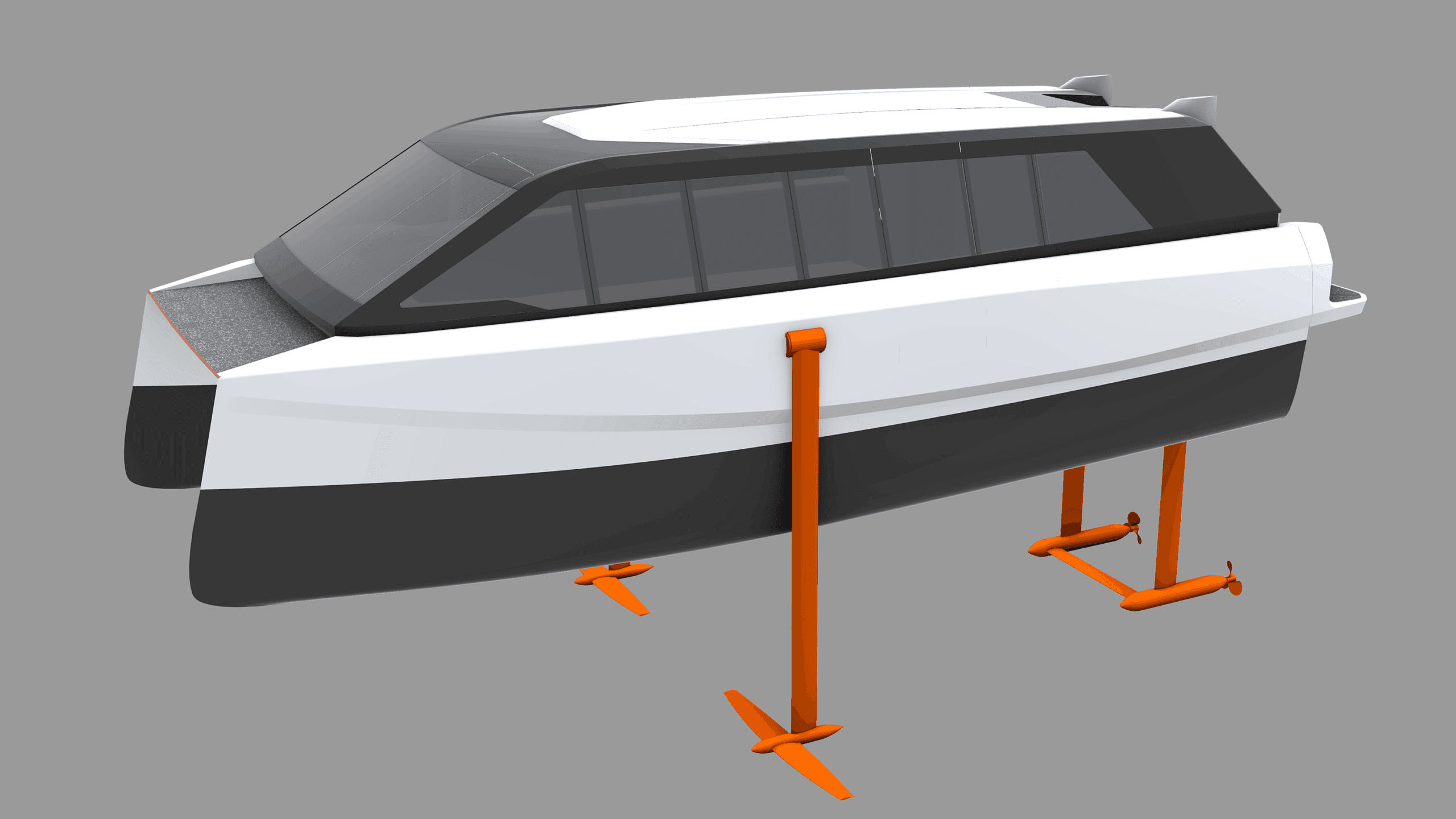 MB-FY10 by Mobyfly - Electric commercial boat on water