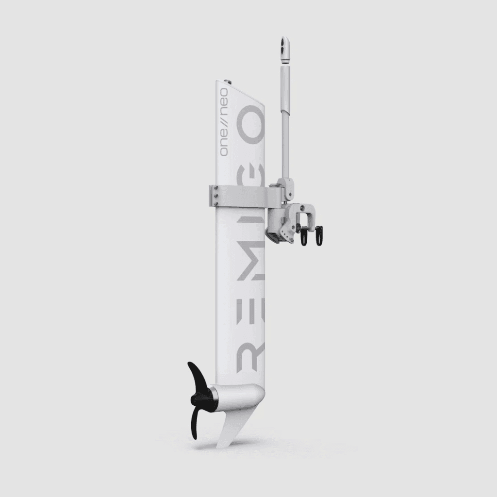 Remigo One by Remigo - Electric outboard motor boat on water